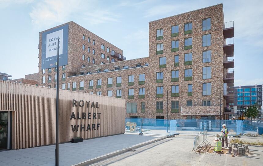Development image of Folio London at Royal Albert Wharf, E16