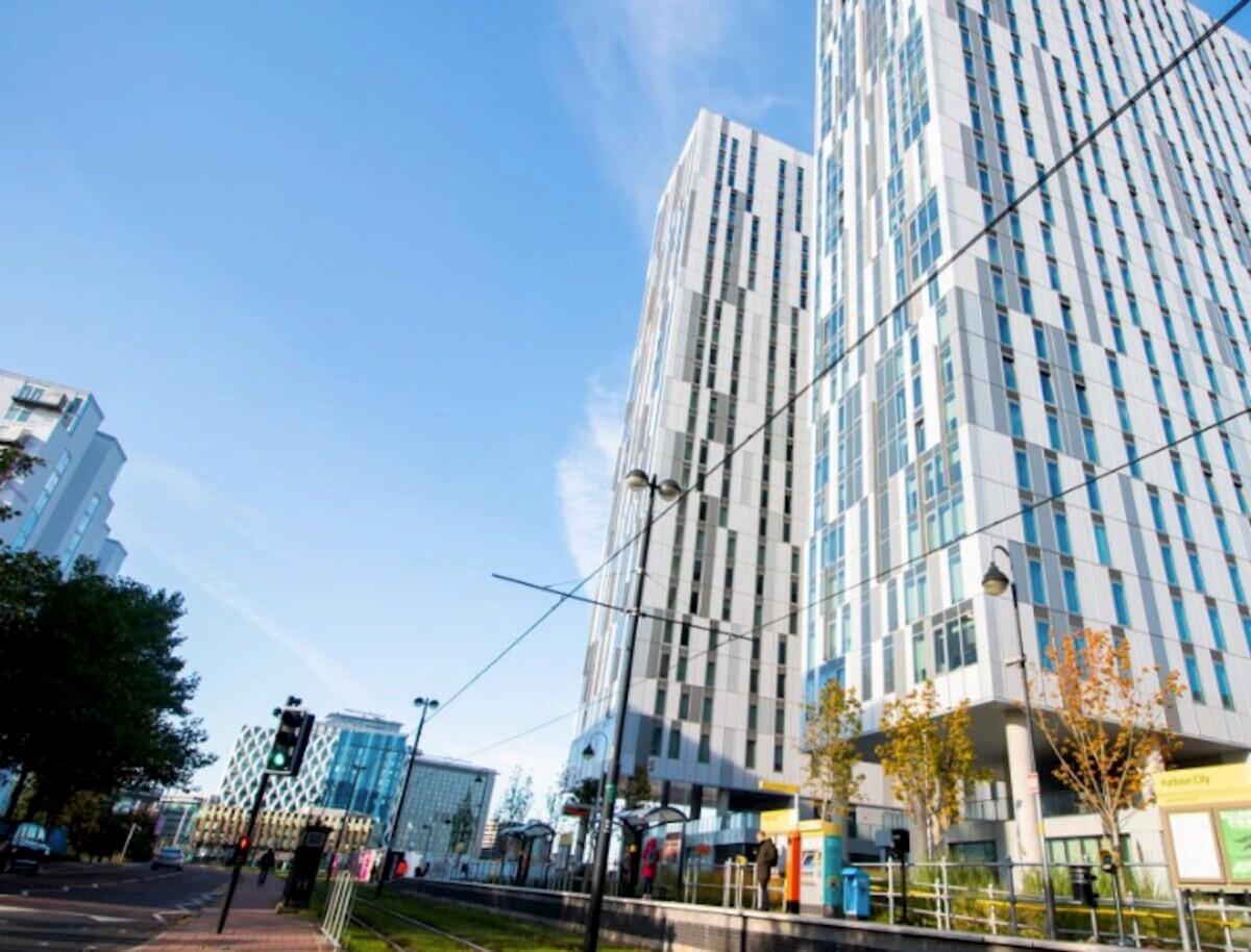 Development image of X1 Media City Tower, M50