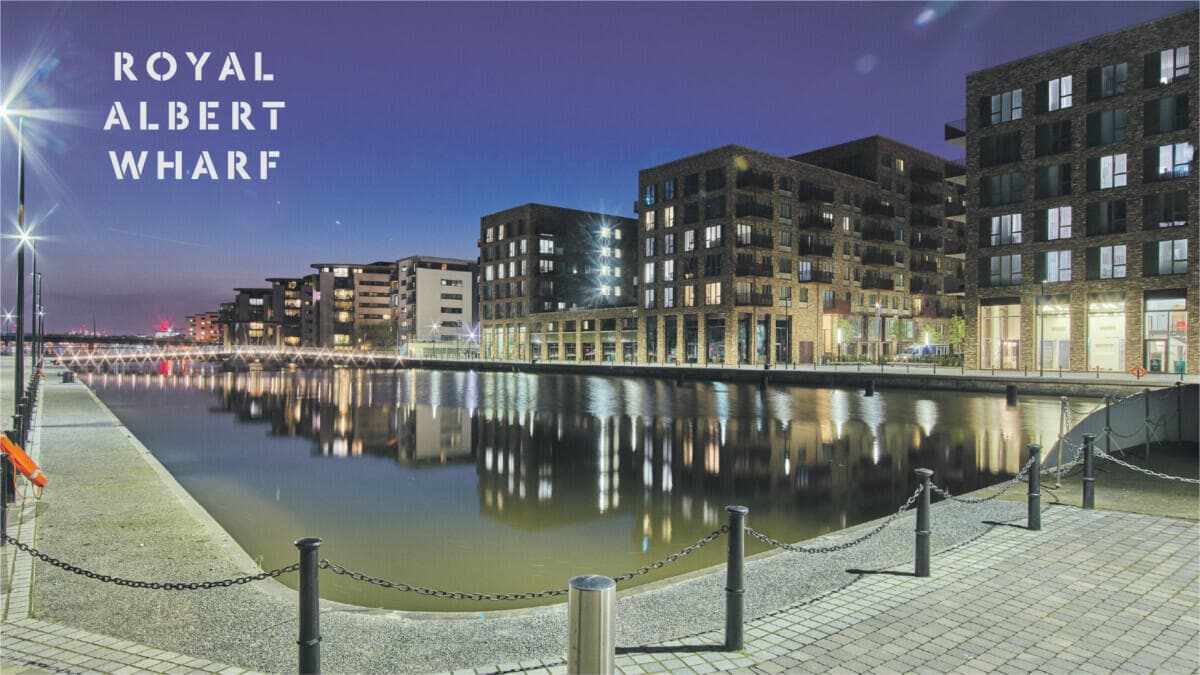 Development image of Royal Albert Wharf, E16